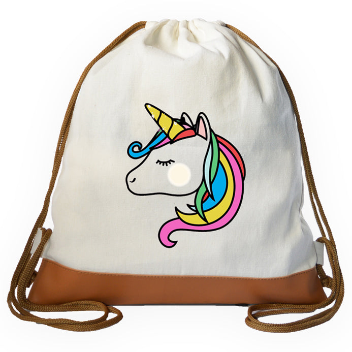Unicorn string shop bag