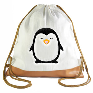 Penguin Graphic Drawstring bag
