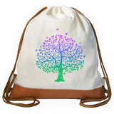 Tree of Life Gradient Graphic Drawstring bag