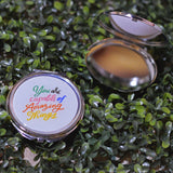 Compact Mirror (Silver) - "You are Capable of Amazing Things"