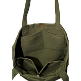 Minimalist Multi-pocket Tote Bag - Pineapple (Green)