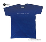 Round Neck T-Shirt - What's Holding You Back (Navy Blue)