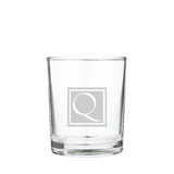 Scotch Whisky Square Initial Glass