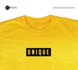 Round Neck T-Shirt - Unique (Yellow)