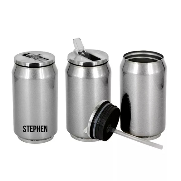 Silver Coke Can Mini Tumbler 9oz 280ml